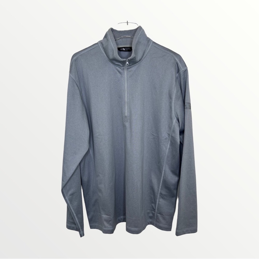North Face Men's Jacket Tech 1/4 Zip Pullover Lightweight Fleece Long Sleeve
